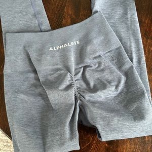 French Blue Alphalete Amplify Leggings